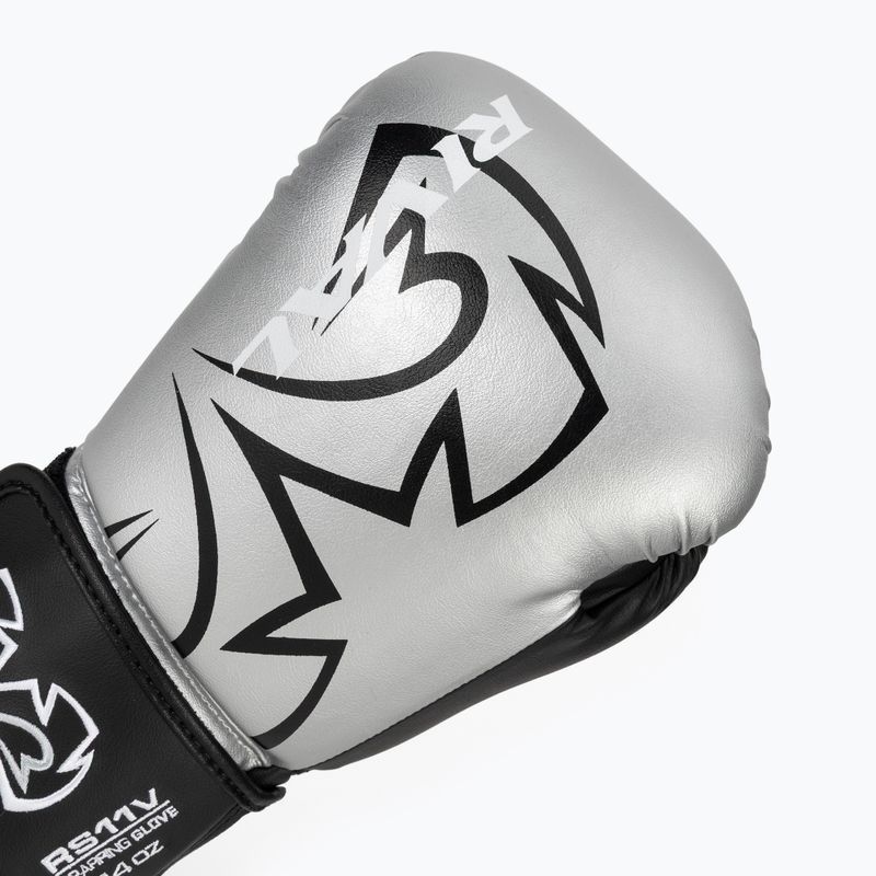 Bokso pirštinės Rival RS11V Professional silver 5