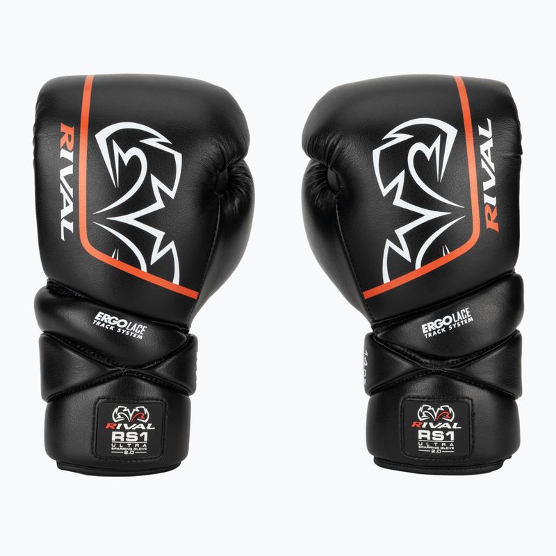 Bokso pirštinės Rival RS1 Ultra Sparring 2.0 black 2