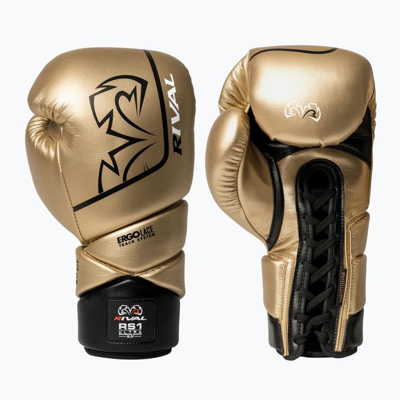 Bokso pirštinės Rival RS1 Ultra Sparring 2.0 gold