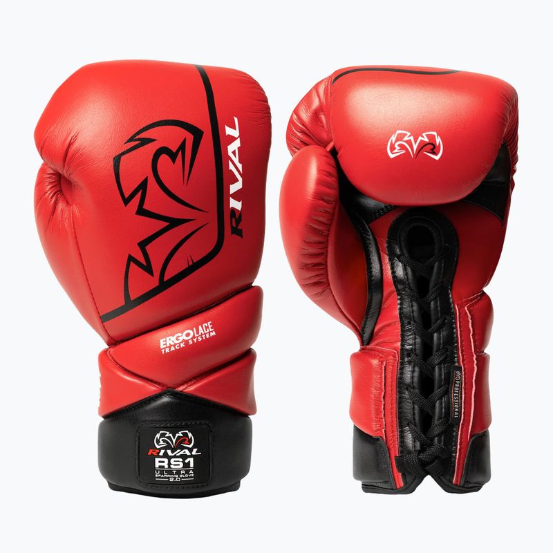 Bokso pirštinės Rival RS1 Ultra Sparring 2.0 red