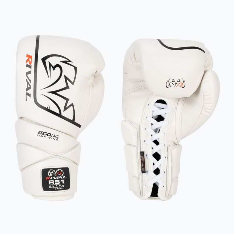 Bokso pirštinės Rival RS1 Ultra Sparring 2.0 white