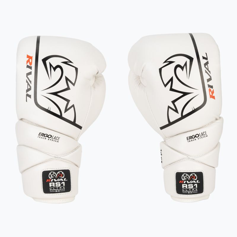 Bokso pirštinės Rival RS1 Ultra Sparring 2.0 white 2
