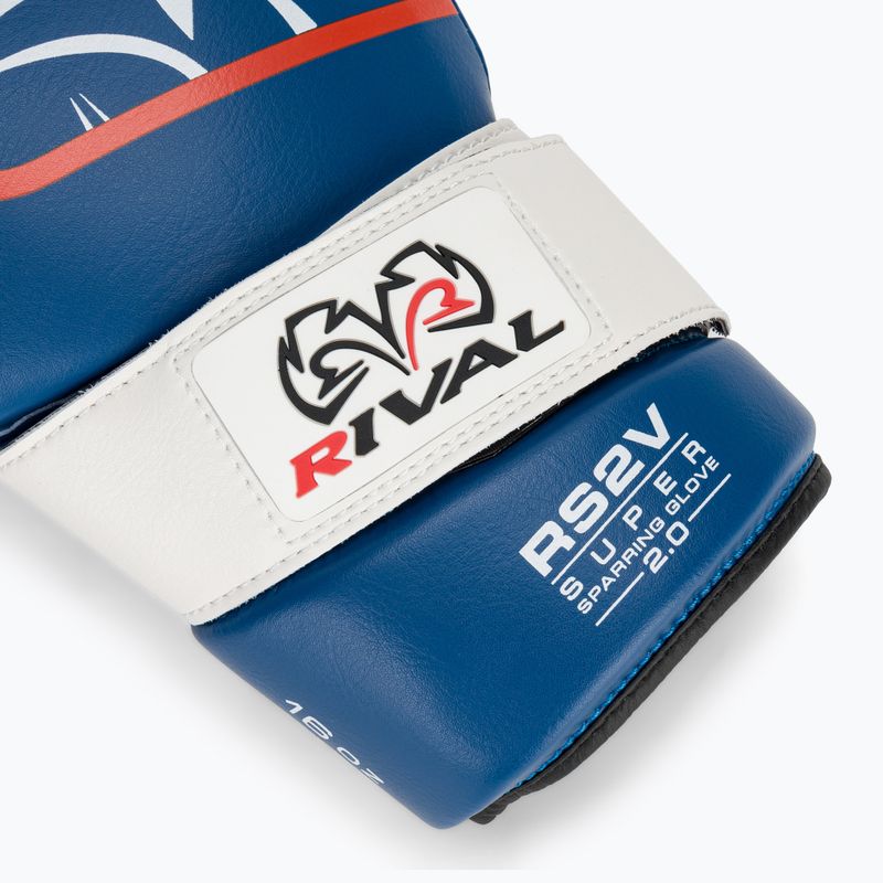 Bokso pirštinės Rival Super Sparring 2.0 blue 6