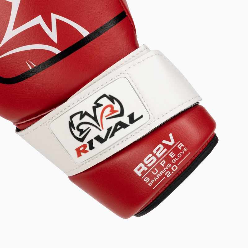 Bokso pirštinės Rival Super Sparring 2.0 red 6