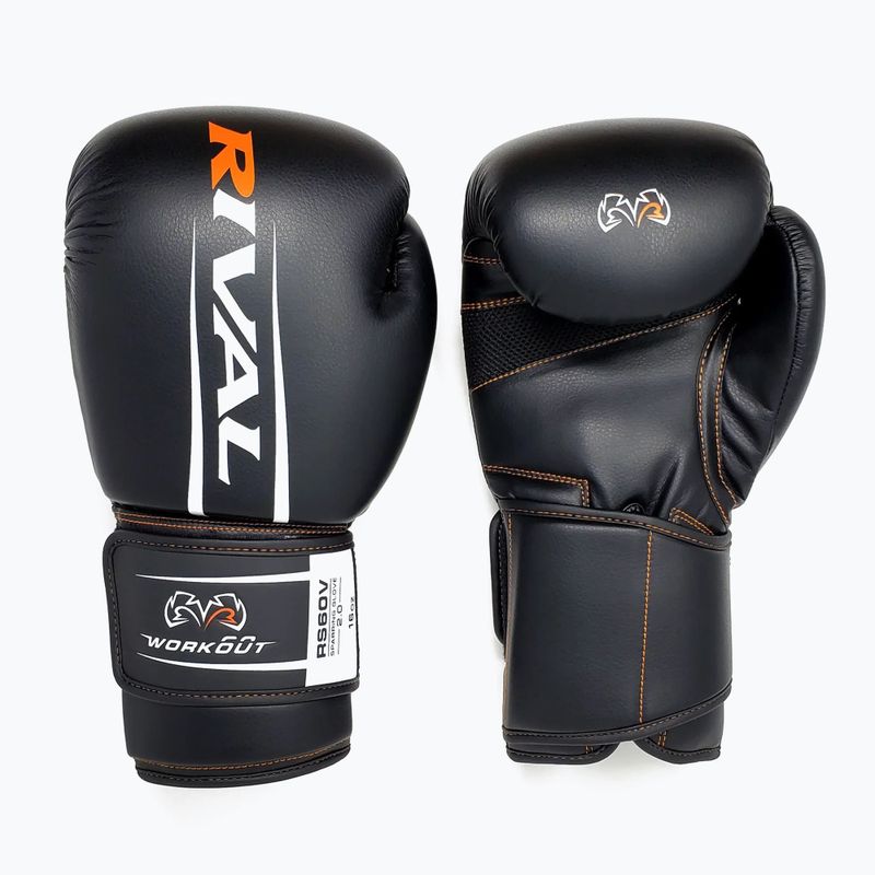 Bokso pirštinės Rival RS60V Workout Sparring Gloves 2.0 black