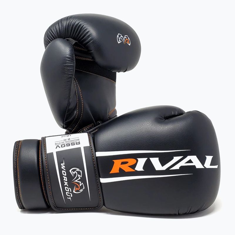 Bokso pirštinės Rival RS60V Workout Sparring Gloves 2.0 black 3