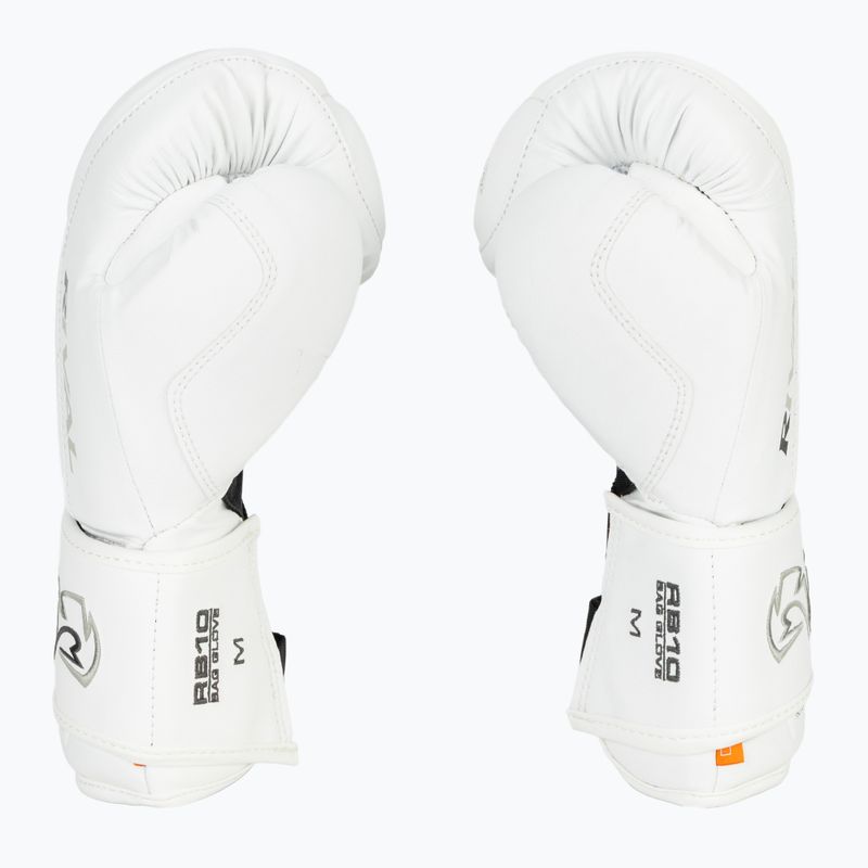 Bokso pirštinės Rival RB10 Intelli-Shock Bag white 4