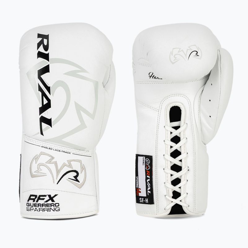 Bokso pirštinės Rival RFX-Guerrero Sparring-SF-H white