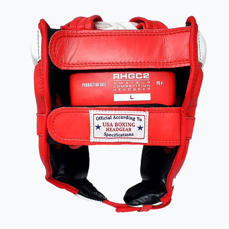 Bokso šalmas Rival Amateur Competition Headgear red/white 8