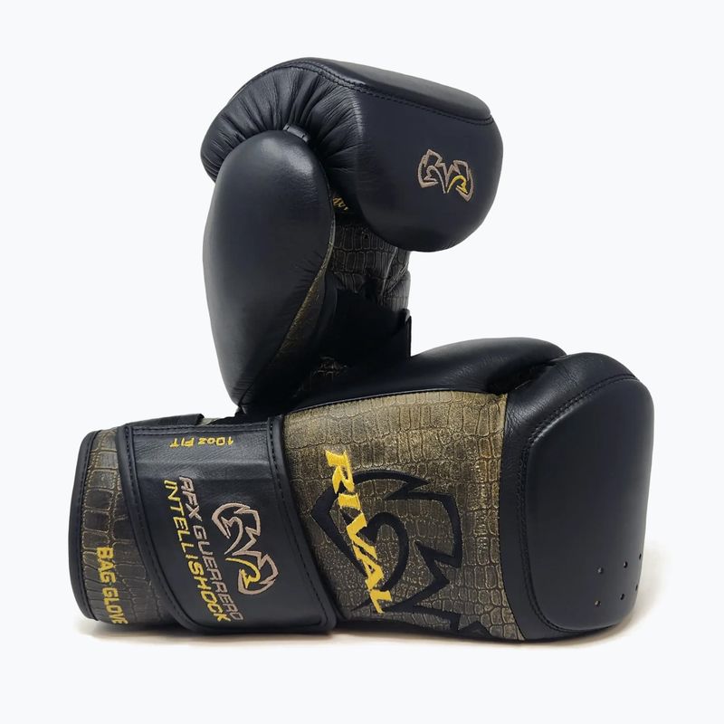 Bokso pirštinės Rival RFX-Guerrero Intelli-Shock Bag Croc Skin Edition black/black 3