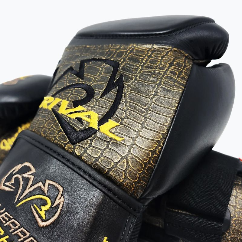 Bokso pirštinės Rival RFX-Guerrero Intelli-Shock Bag Croc Skin Edition black/black 4