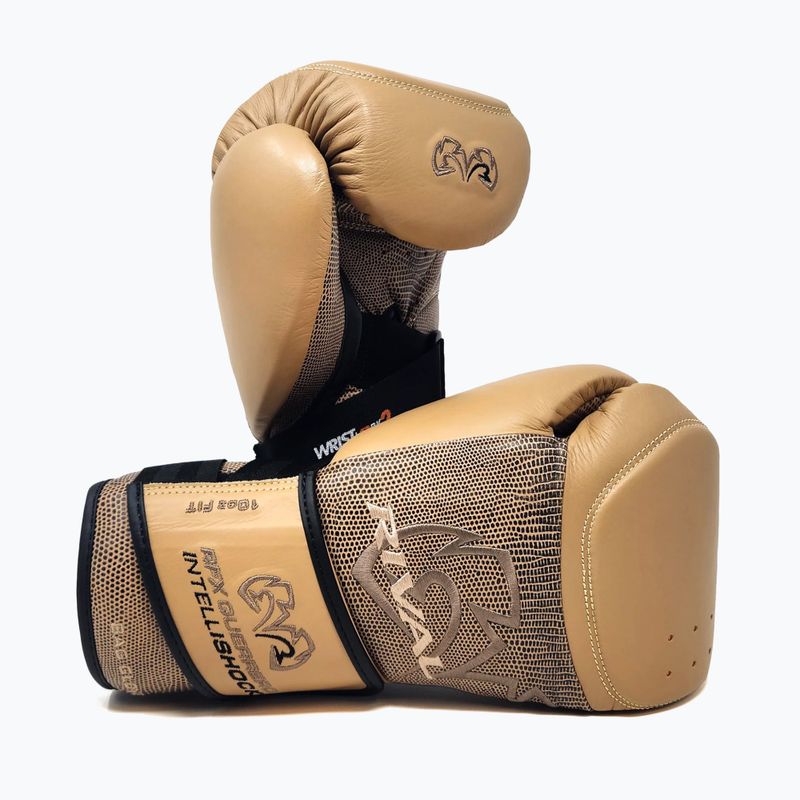 Bokso pirštinės Rival RFX-Guerrero Intelli-Shock Bag Snake Skin Edition beige 3
