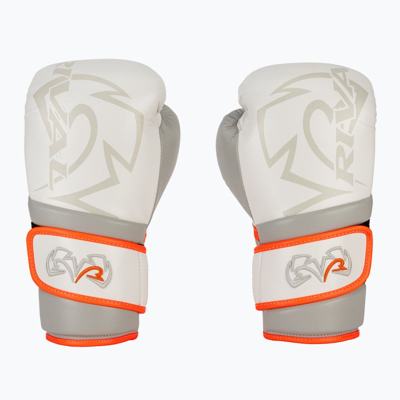 Bokso pirštinės Rival Impulse Sparring Gloves Gants white/orange 2