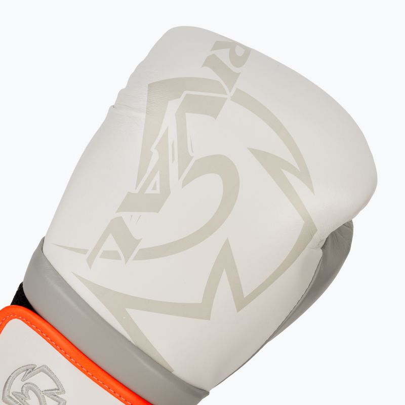 Bokso pirštinės Rival Impulse Sparring Gloves Gants white/orange 5