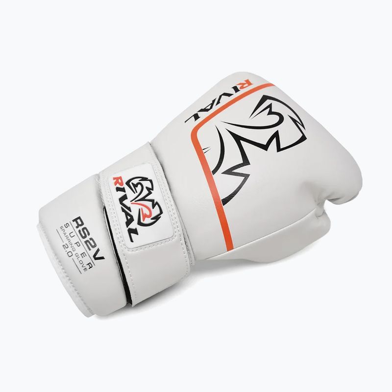 Bokso pirštinės Rival Super Sparring 2.0 white 3