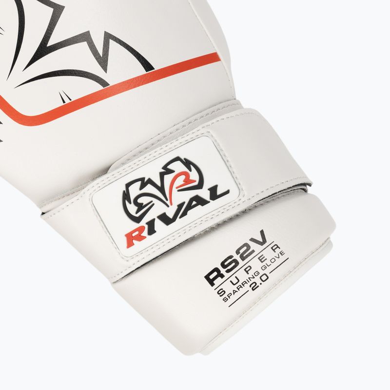 Bokso pirštinės Rival Super Sparring 2.0 white 6