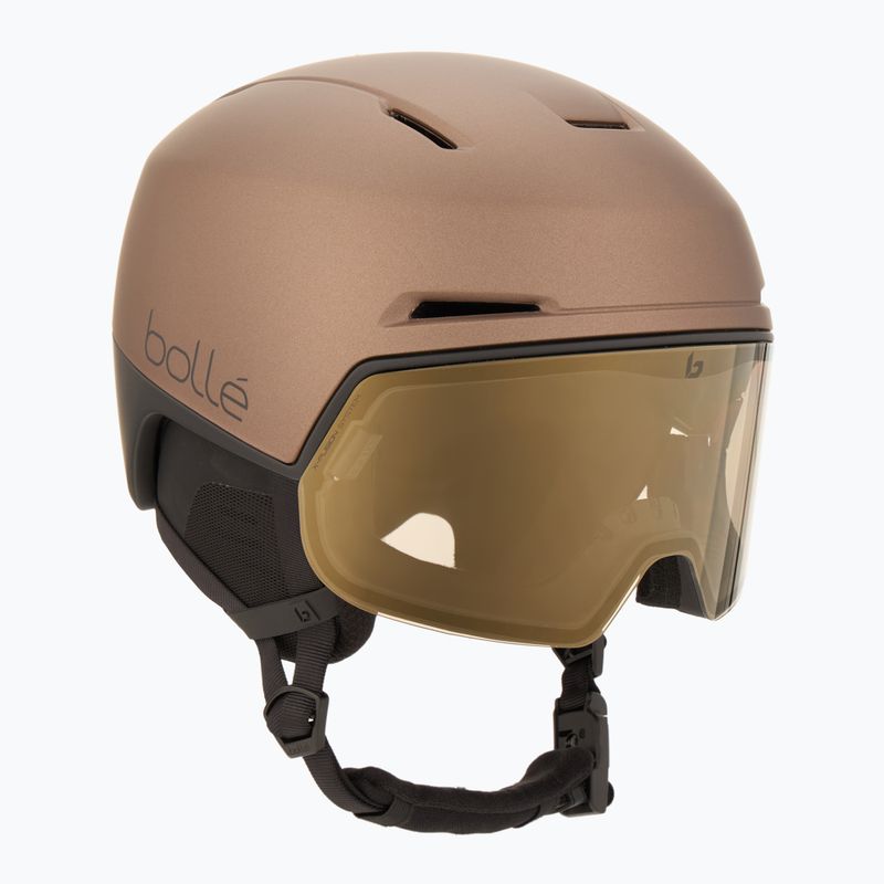 Slidinėjimo šalmas Bollé X-Fusion tungsten black matte/photochromic gold