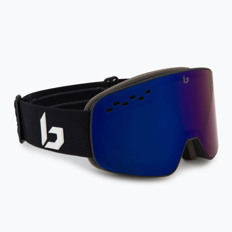 Slidinėjimo akiniai Bollé Nevada black matte/bronze blue