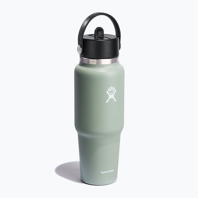 "Hydro Flask Wide Flex Straw" kelioninis terminis butelis 945 ml agavos spalvos 2