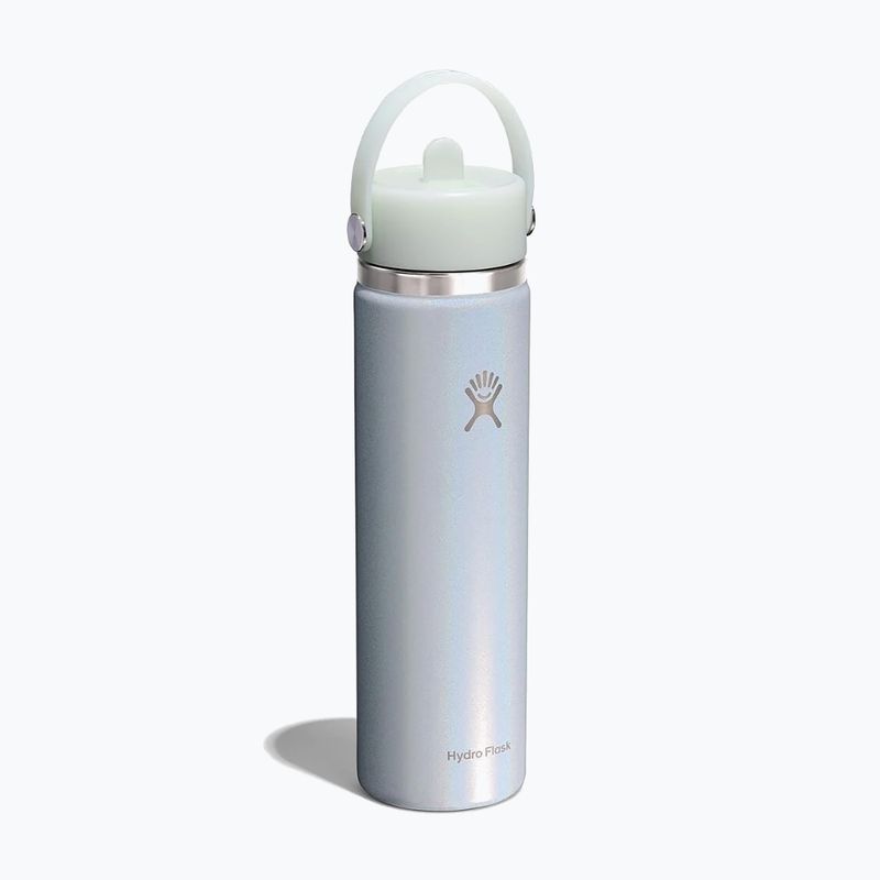 Termo gertuvė Hydro Flask Wide Mouth with Flex Straw Cap 710 ml glimmer blue 2