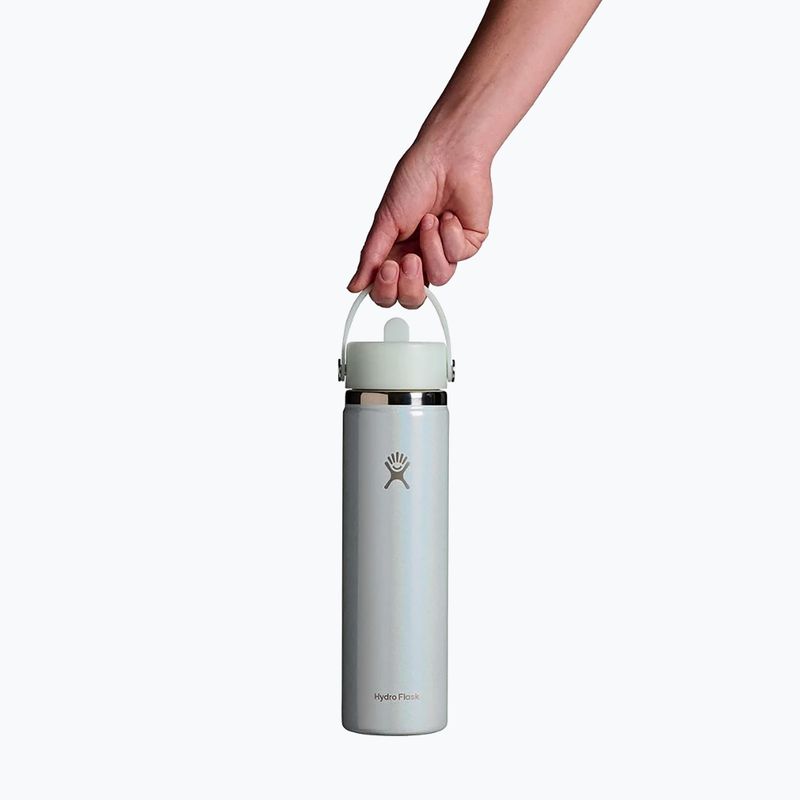 Termo gertuvė Hydro Flask Wide Mouth with Flex Straw Cap 710 ml glimmer blue 3