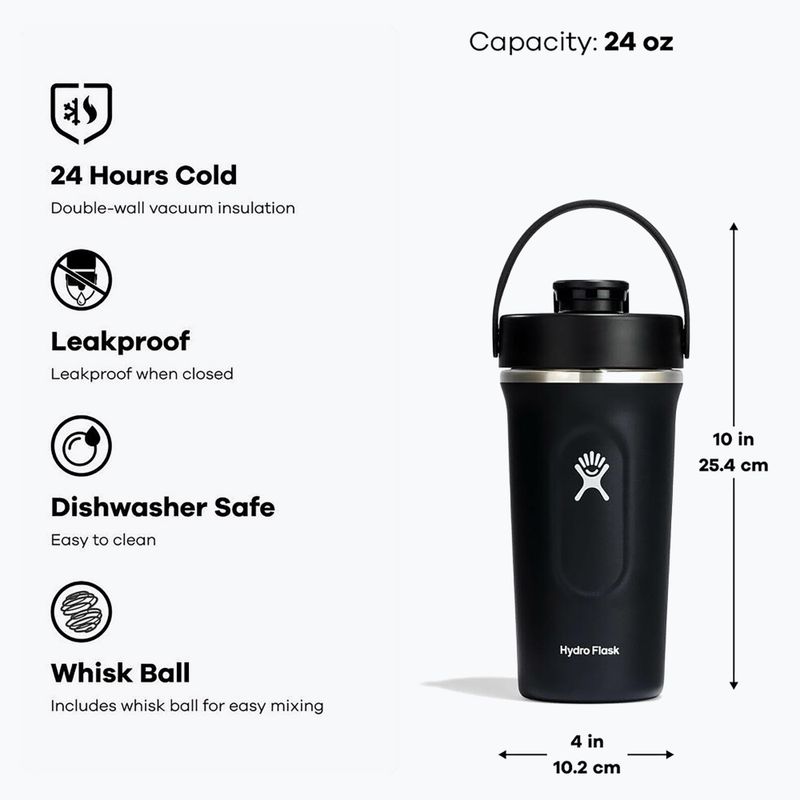 Shakeris Hydro Flask Insulated Shaker 710 ml Capri Blue 5