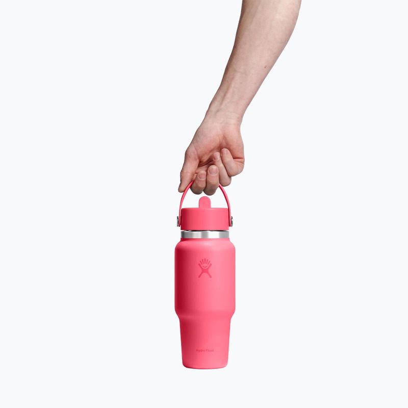 Termo gertuvė Hydro Flask Wide Flex Straw Travel 621 ml popstar pink 3