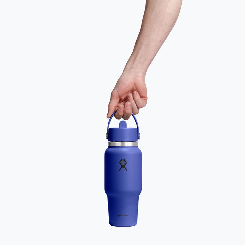 Termo gertuvė Hydro Flask Wide Flex Straw Travel 621 ml Capri Blue 3