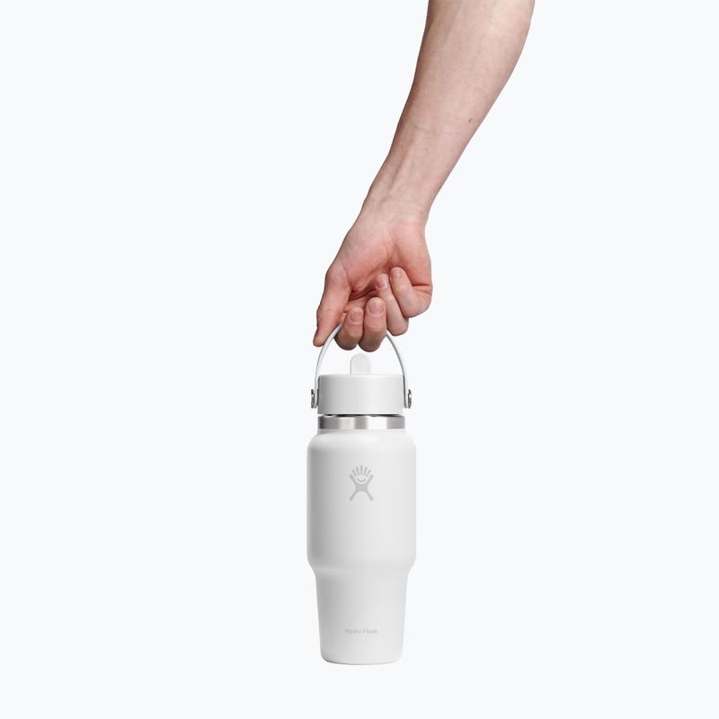 Termo gertuvė Hydro Flask Wide Flex Straw Travel 621 ml white 3