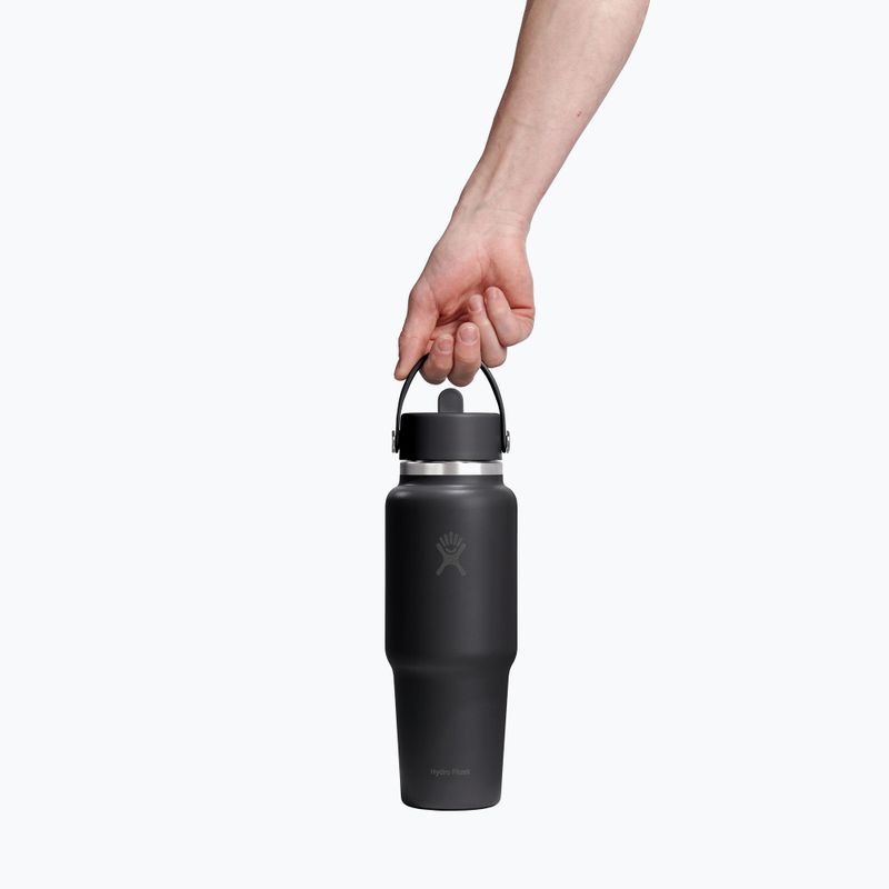 Termo gertuvė Hydro Flask Wide Flex Straw Travel 946 ml black 3