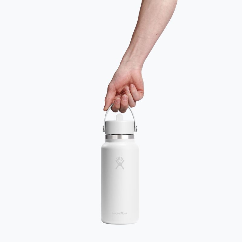 Termo gertuvė Hydro Flask Wide Flex Straw 946 ml white 3
