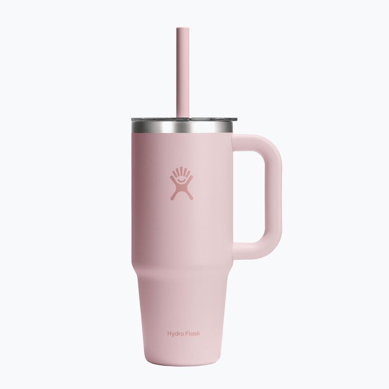 Puodelis Hydro Flask Travel Tumbler Clear Lid 710 ml trillium