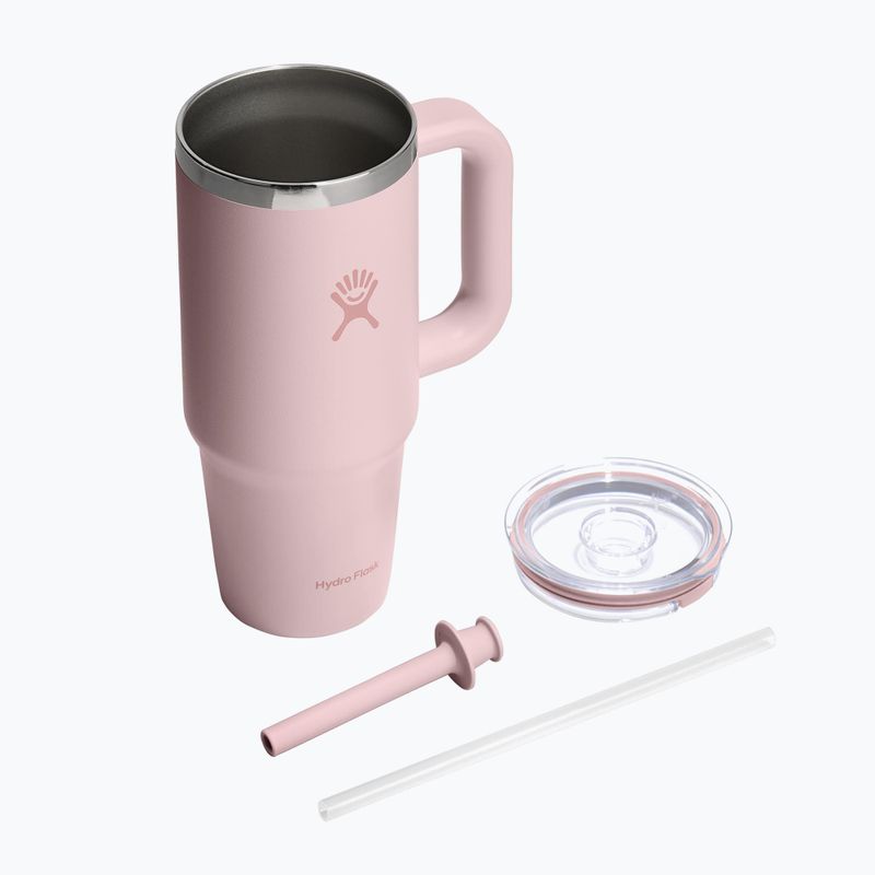 Puodelis Hydro Flask Travel Tumbler Clear Lid 710 ml trillium 4