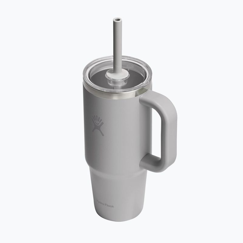 Puodelis Hydro Flask Travel Tumbler Clear Lid 710 ml birch 3