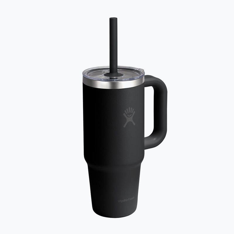Puodelis Hydro Flask Travel Tumbler Clear Lid 710 ml black 2