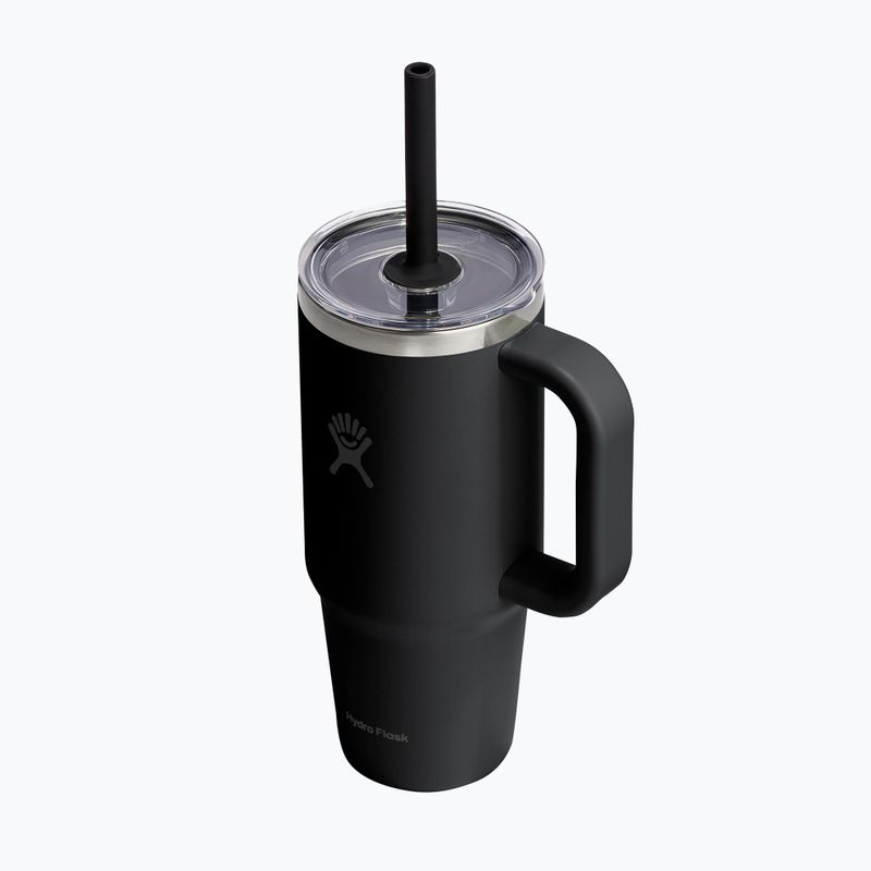 Puodelis Hydro Flask Travel Tumbler Clear Lid 710 ml black 3