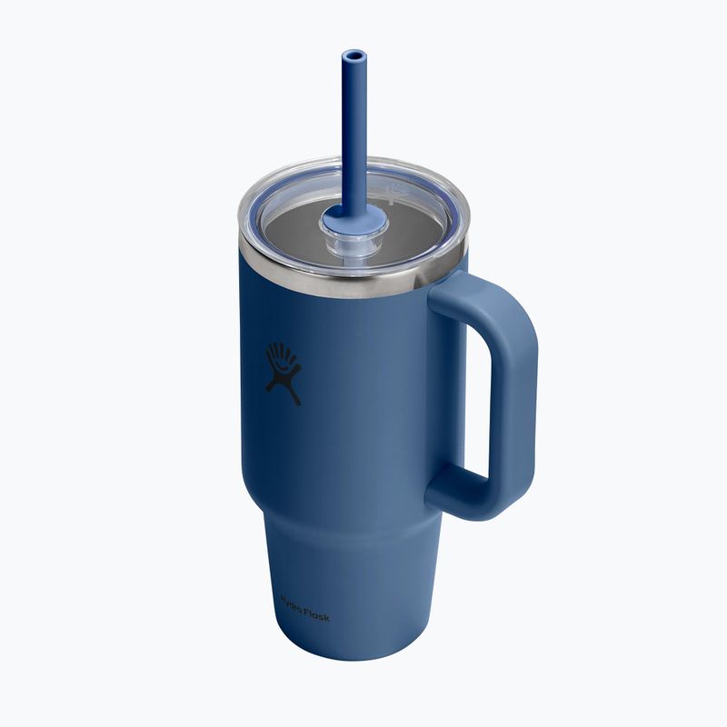 Termo puodelis Hydro Flask Travel Tumbler Clear LID 945 ml harbor blue 3