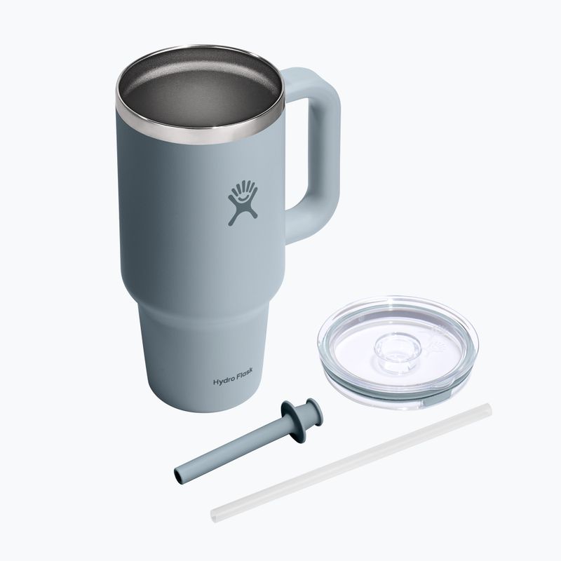 Termo puodelis Hydro Flask Travel Tumbler Clear LID 945 ml shale grey 4