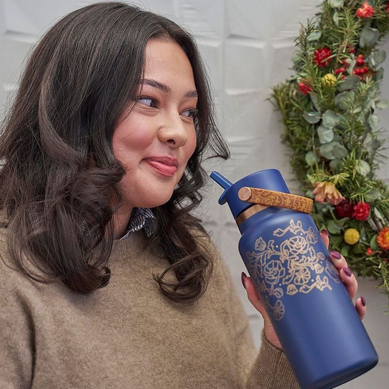 Termo gertuvė Hydro Flask Wide Mouth with Flex Straw Cap 946 ml western dark blue 8