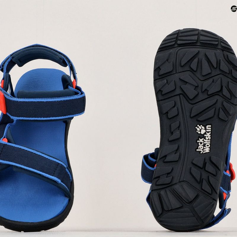 Jack Wolfskin Seven Seas 3 vaikiški trekingo sandalai tamsiai mėlyni 4040061 16