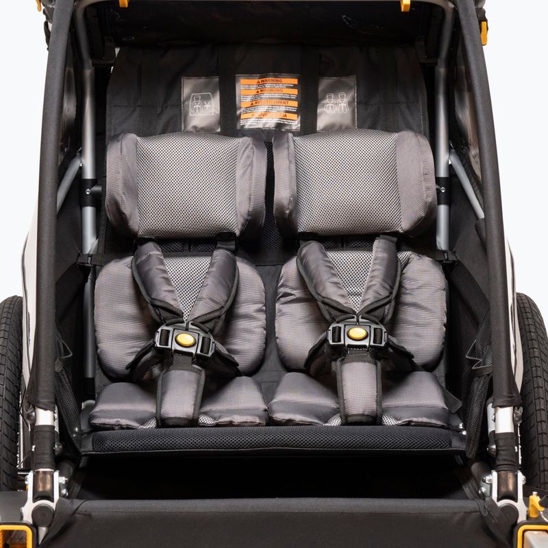 Burley Premium vaikiškų automobilinių priekabų sėdynių pagalvėlės pilkos spalvos BU-960134 2