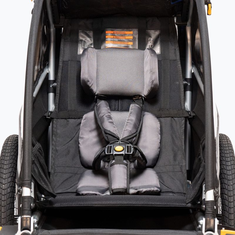 Burley Premium vaikiškų automobilinių priekabų sėdynių pagalvėlės pilkos spalvos BU-960134 3