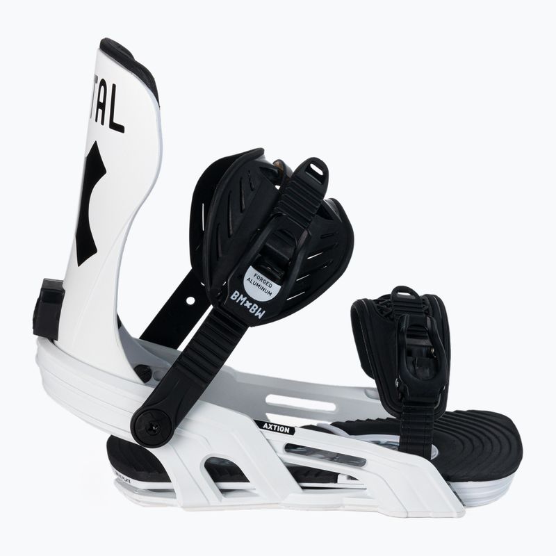 Snieglenčių surišimo įtaisai Bent Metal Axtion white 2