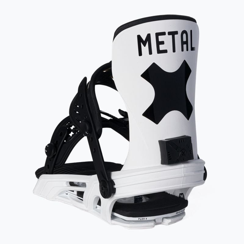 Snieglenčių surišimo įtaisai Bent Metal Axtion white 4
