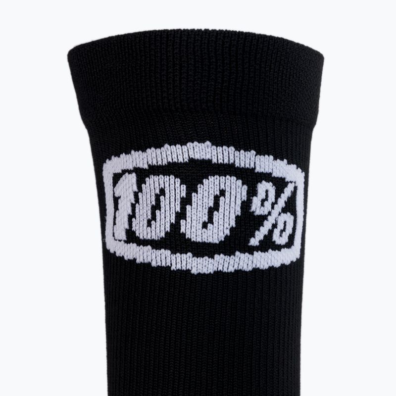 Dviratininkų kojinės 100% Terrain Performance juodos 3