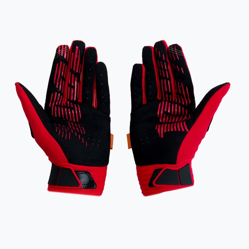 Dviračių pirštinės 100% Cognito red/black 2