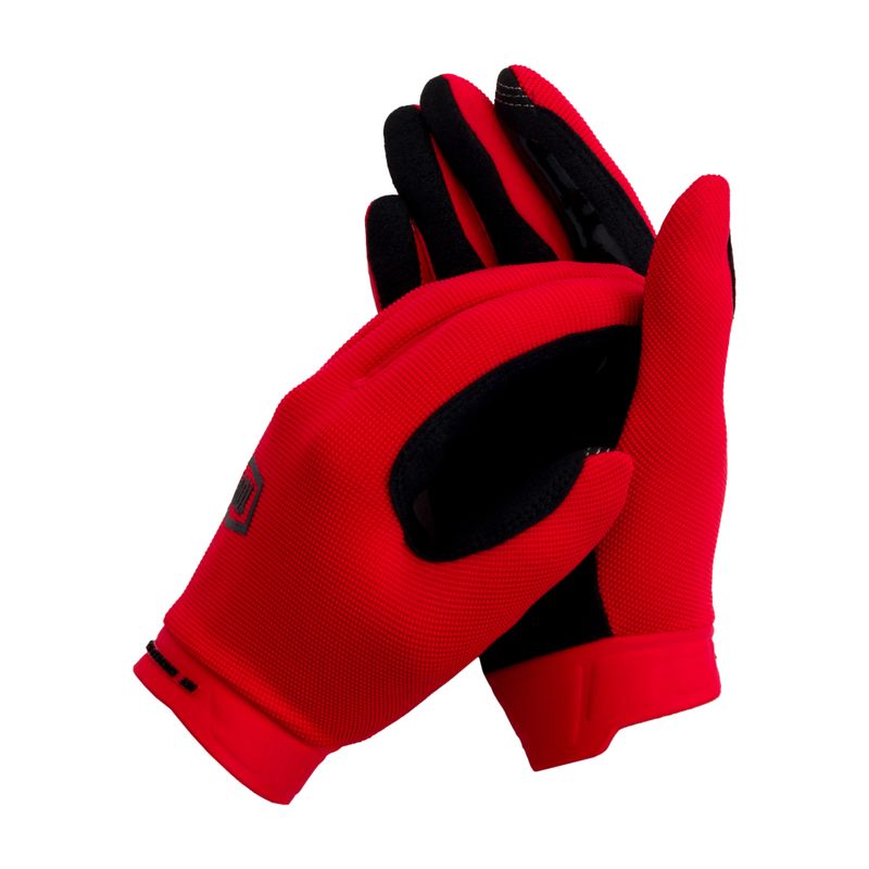 Dviratininkų pirštinės 100% Ridecamp red