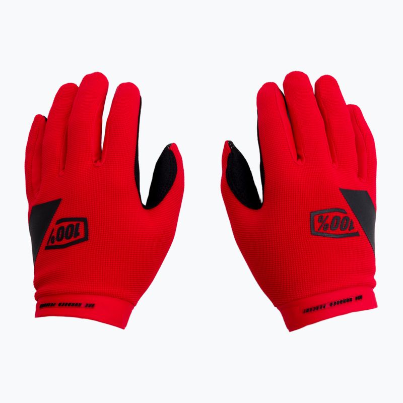 Dviratininkų pirštinės 100% Ridecamp red 3