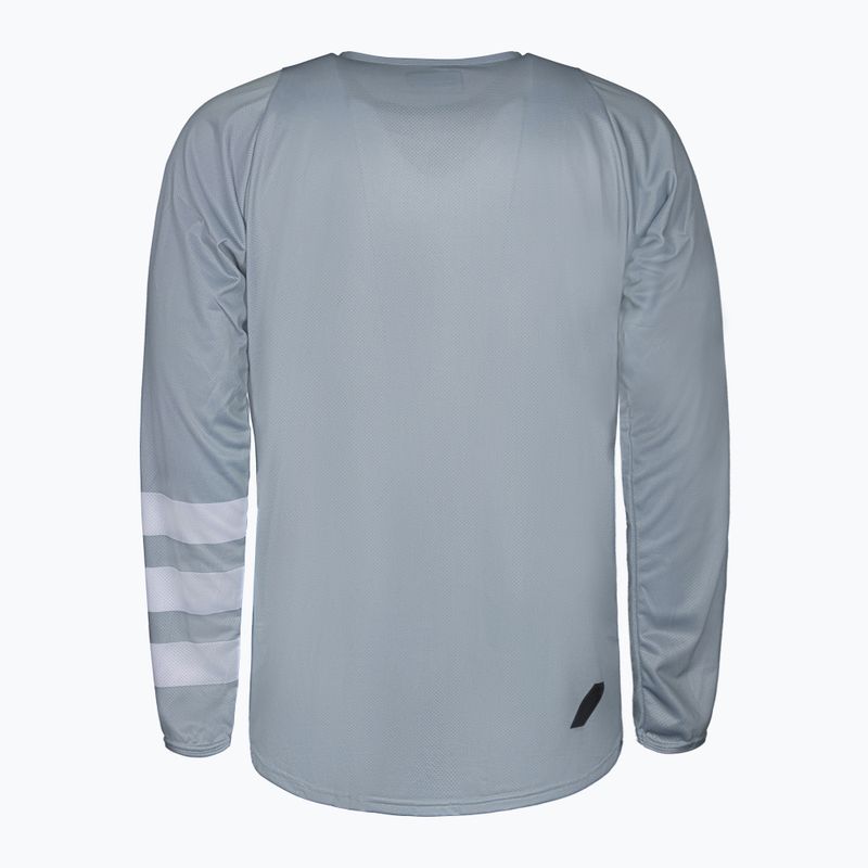 Vyriški dviračių marškinėliai ilgomis rankovėmis 100% R-Core Jersey vapor/white 2