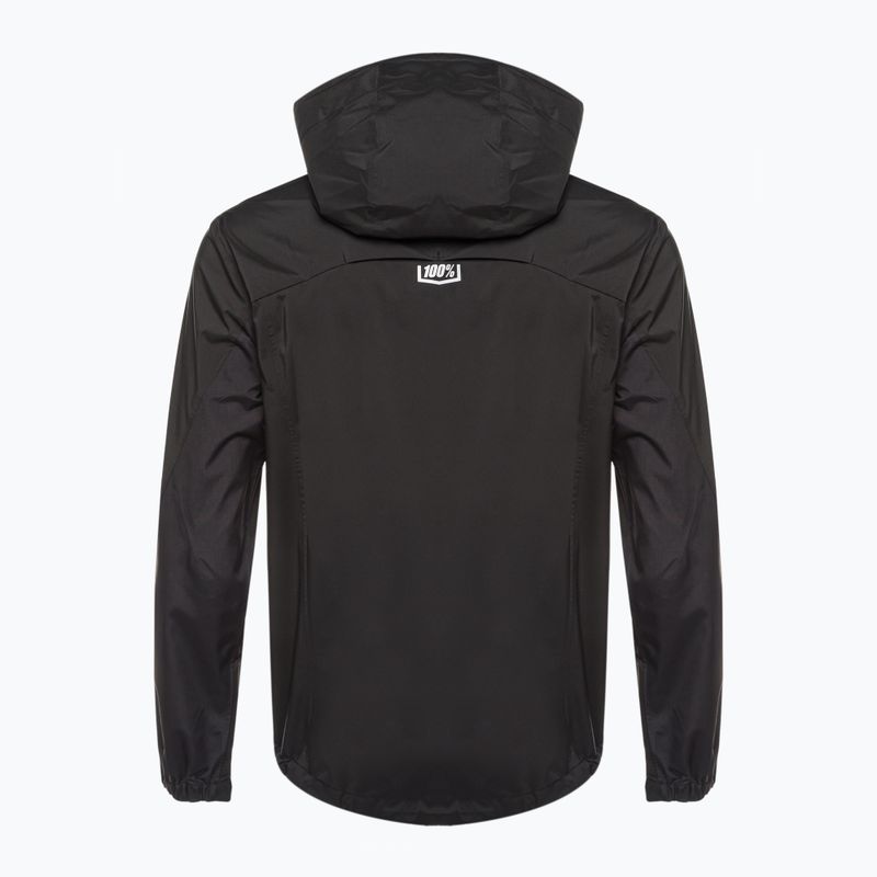 Vyriška dviračių striukė 100% Hydromatic Jacket black 2